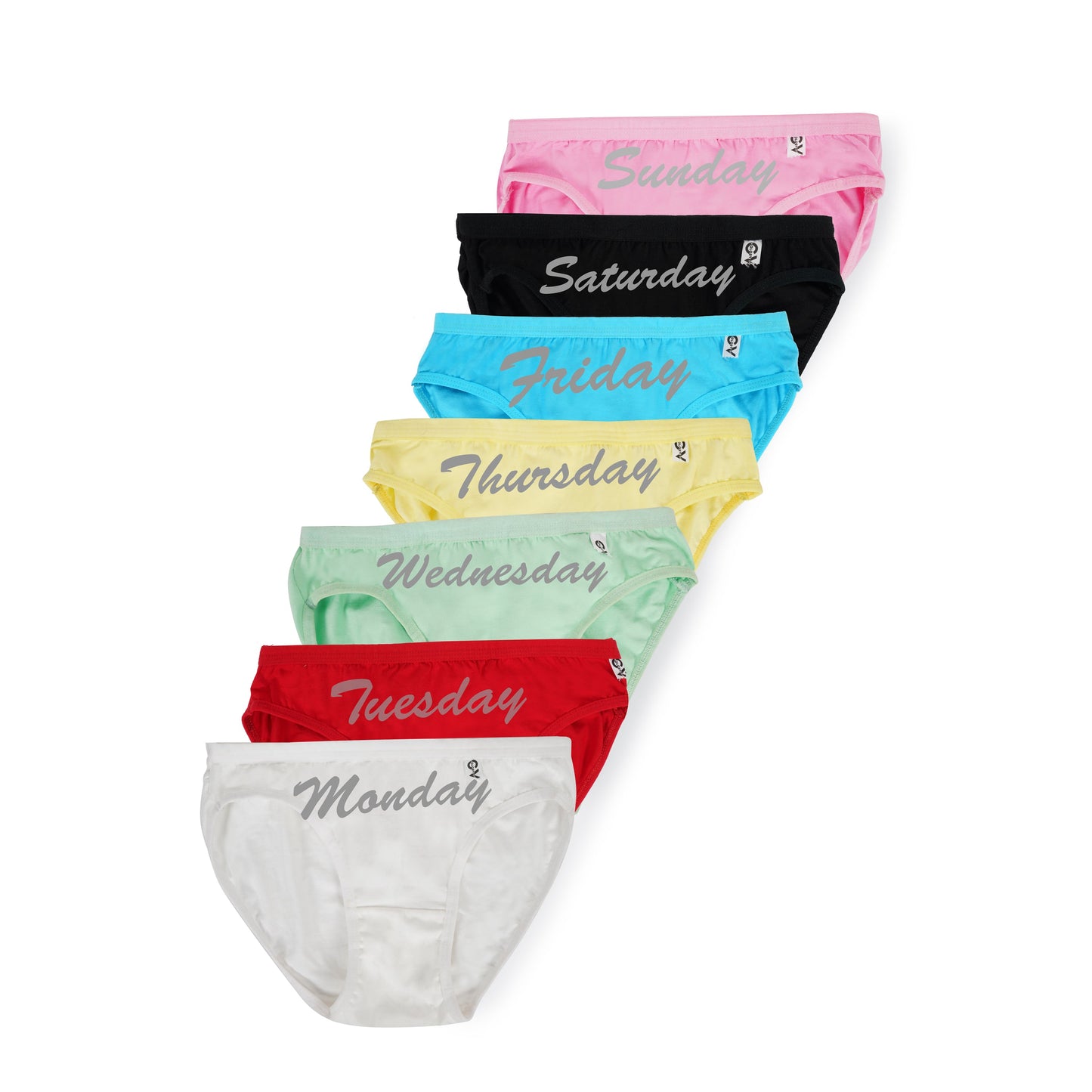 Pack of 7 color panties - Color Therapy