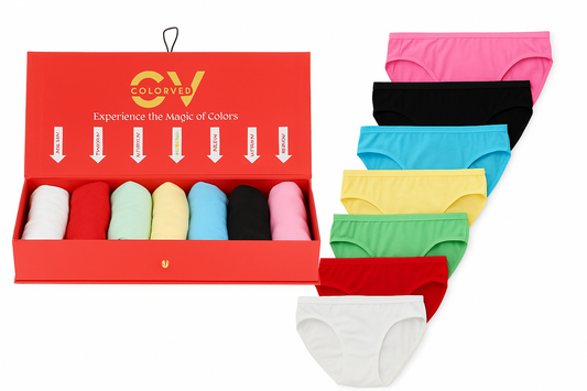 Pack of 7 color panties - Color Therapy